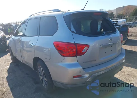 2017 Nissan Pathfinder Sv из США, поврежденный, VIN 5N1DR2MM1HC637954